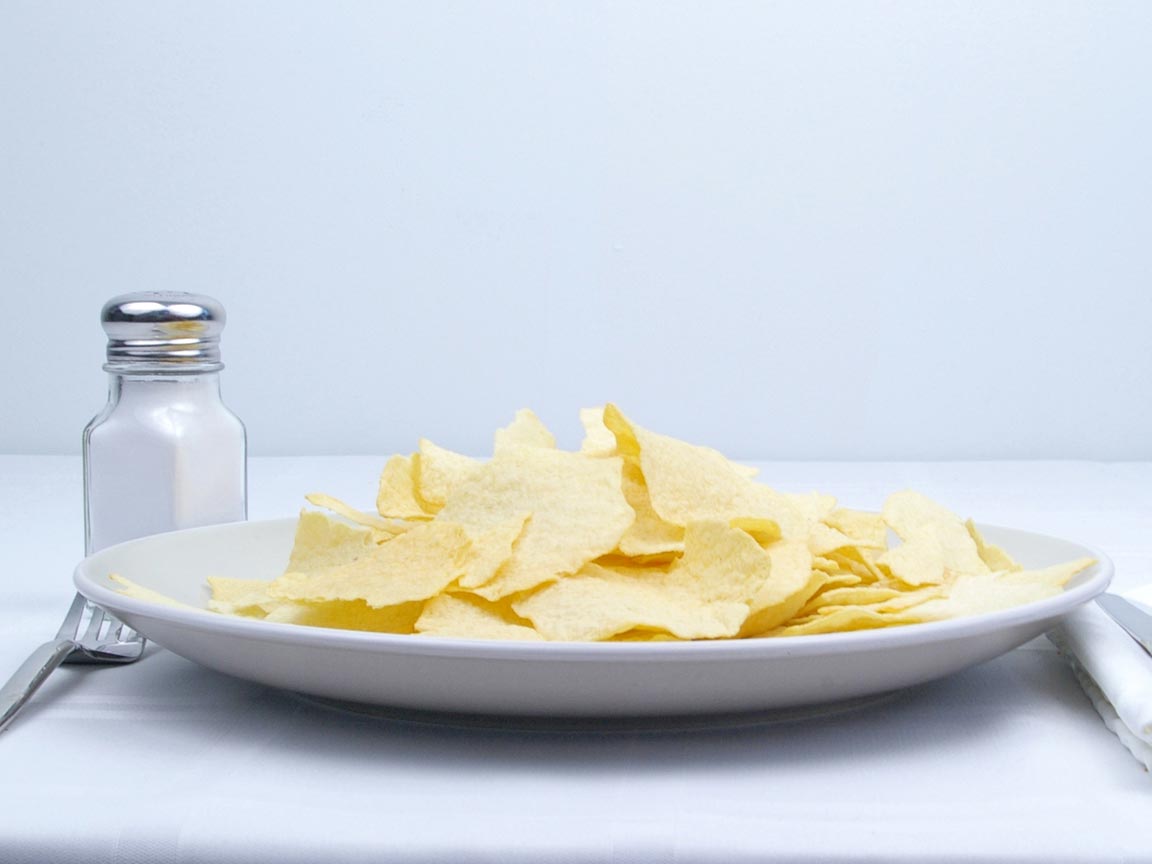 Calories in 70 grams of Potato Chips - Baked - Original