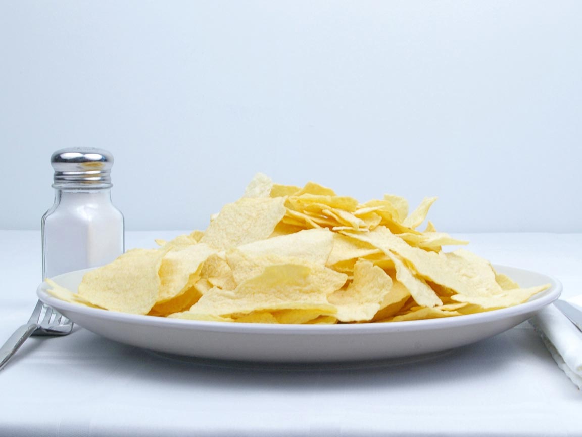 Calories in 113 grams of Potato Chips - Baked - Original