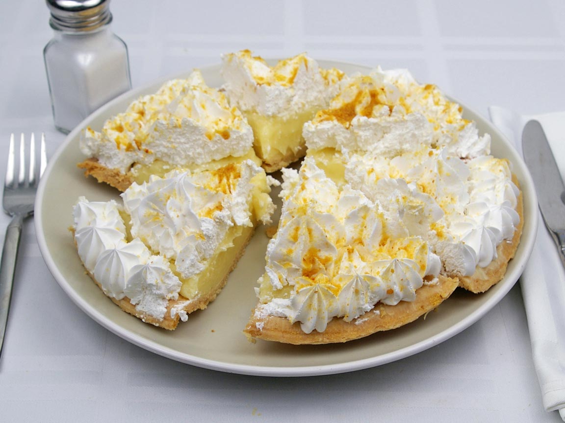 Calories in 6 slice(s) of Banana Cream Pie -Avg