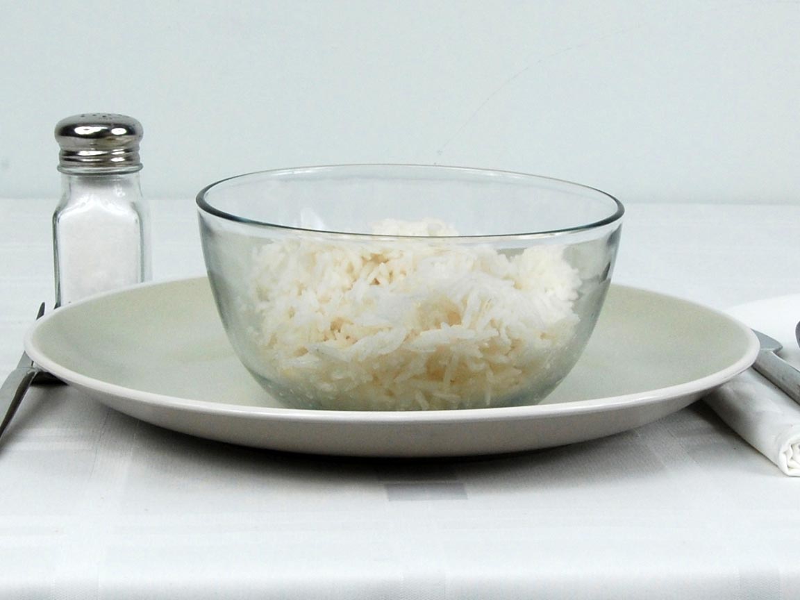Calories in 1.5 cup(s) of Basmati Rice