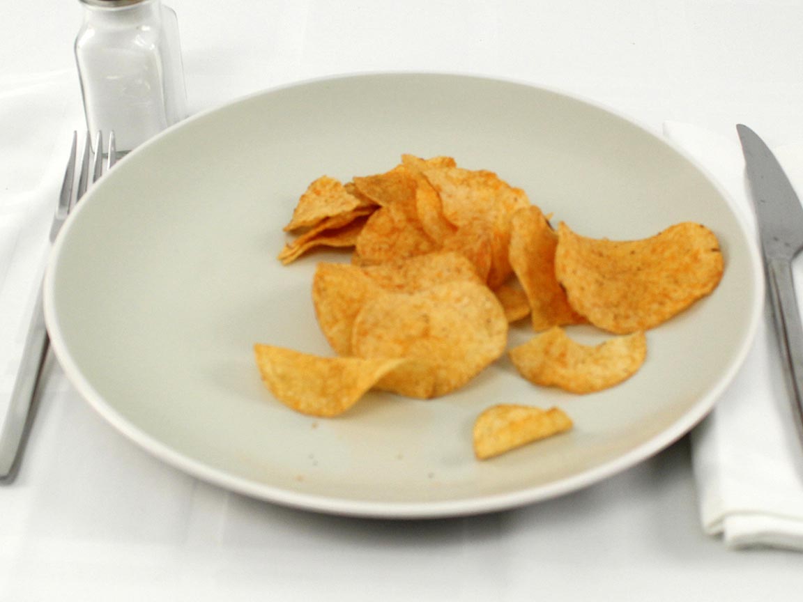 Calories in 21 grams of BBQ Potato Chips