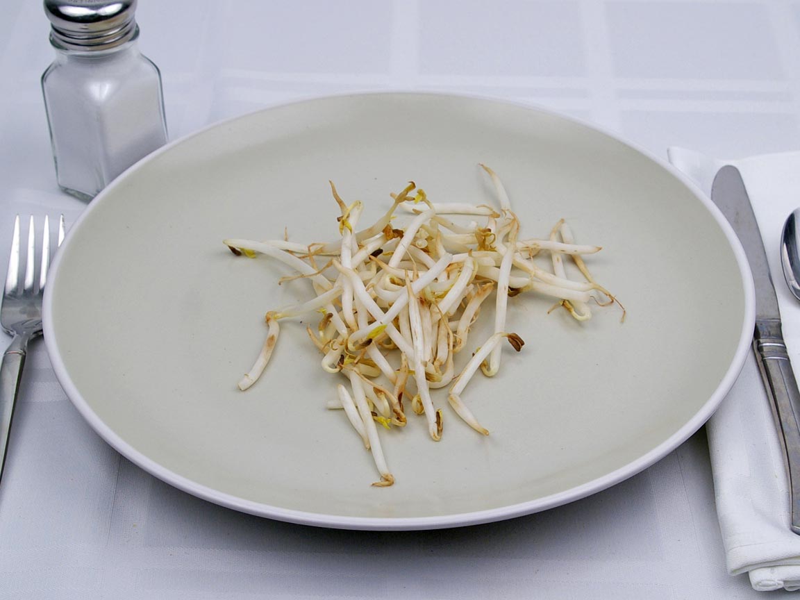 Calories in 28 grams of Soybean Sprouts