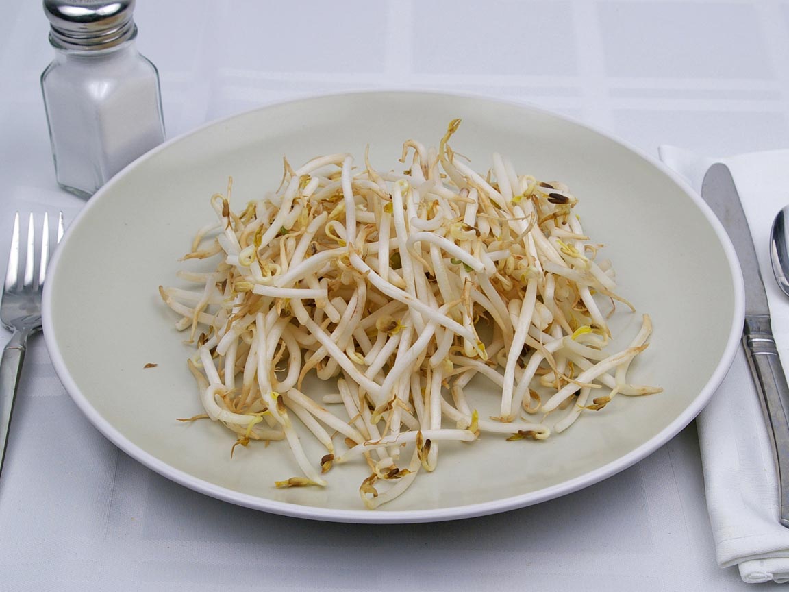 Calories in 141 grams of Soybean Sprouts