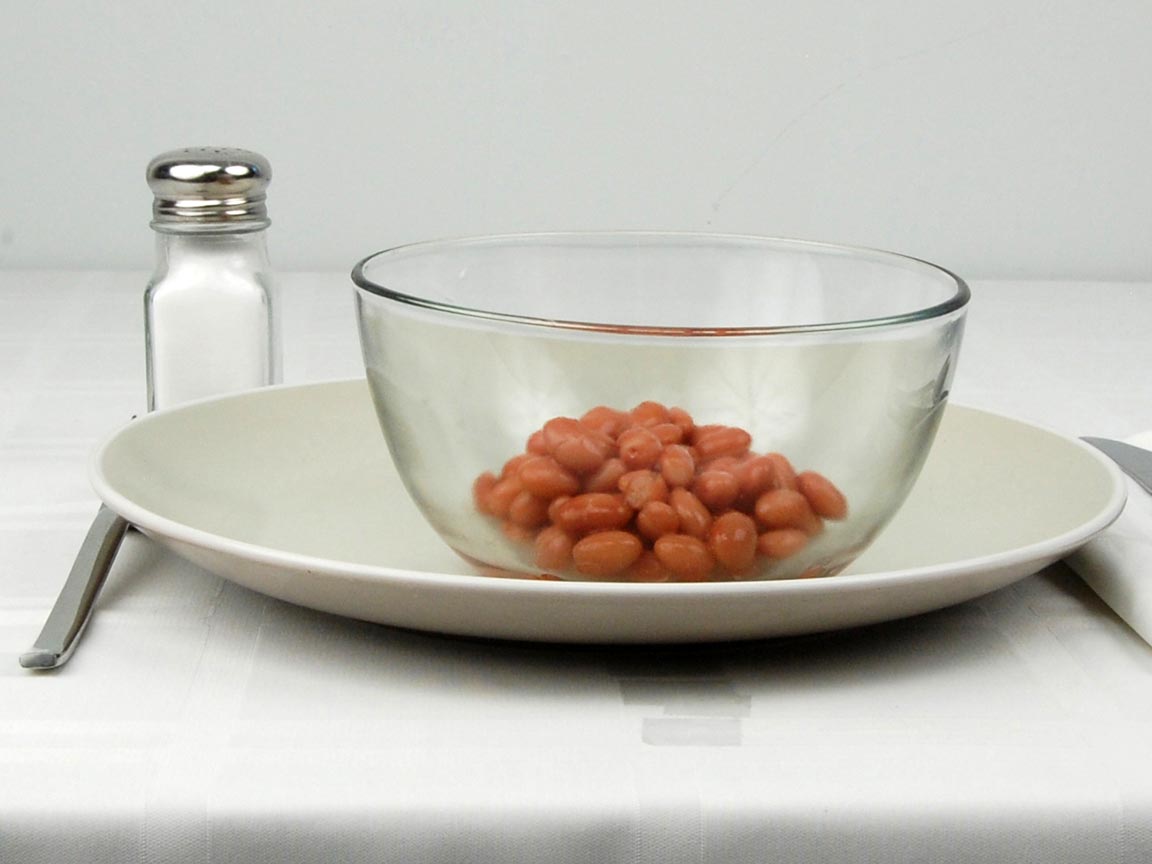 Calories in 0.5 cup(s) of Beans - Pink