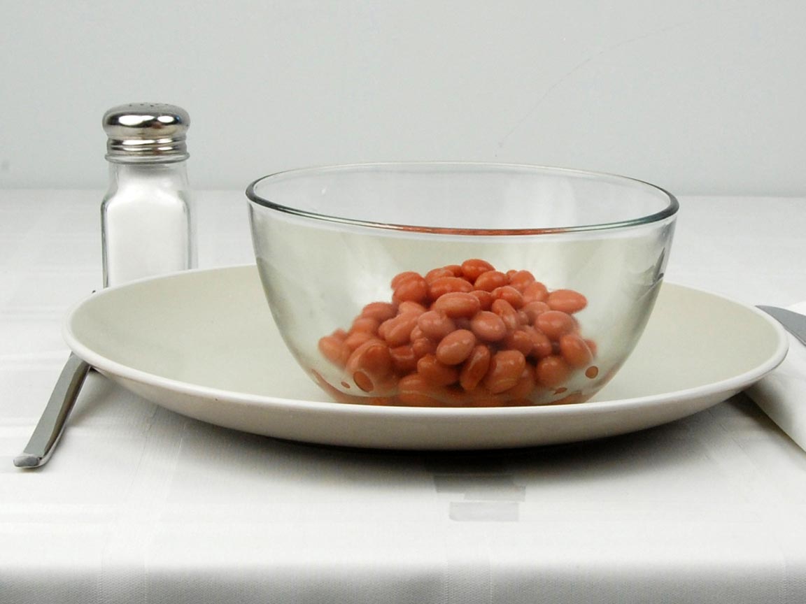 Calories in 0.75 cup(s) of Beans - Pink