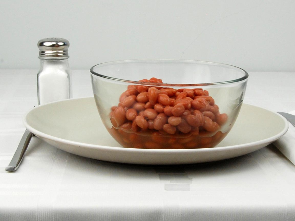 Calories in 1.5 cup(s) of Beans - Pink