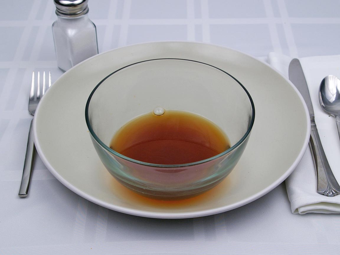 Calories in 0.75 cup(s) of Beef Consomme Soup
