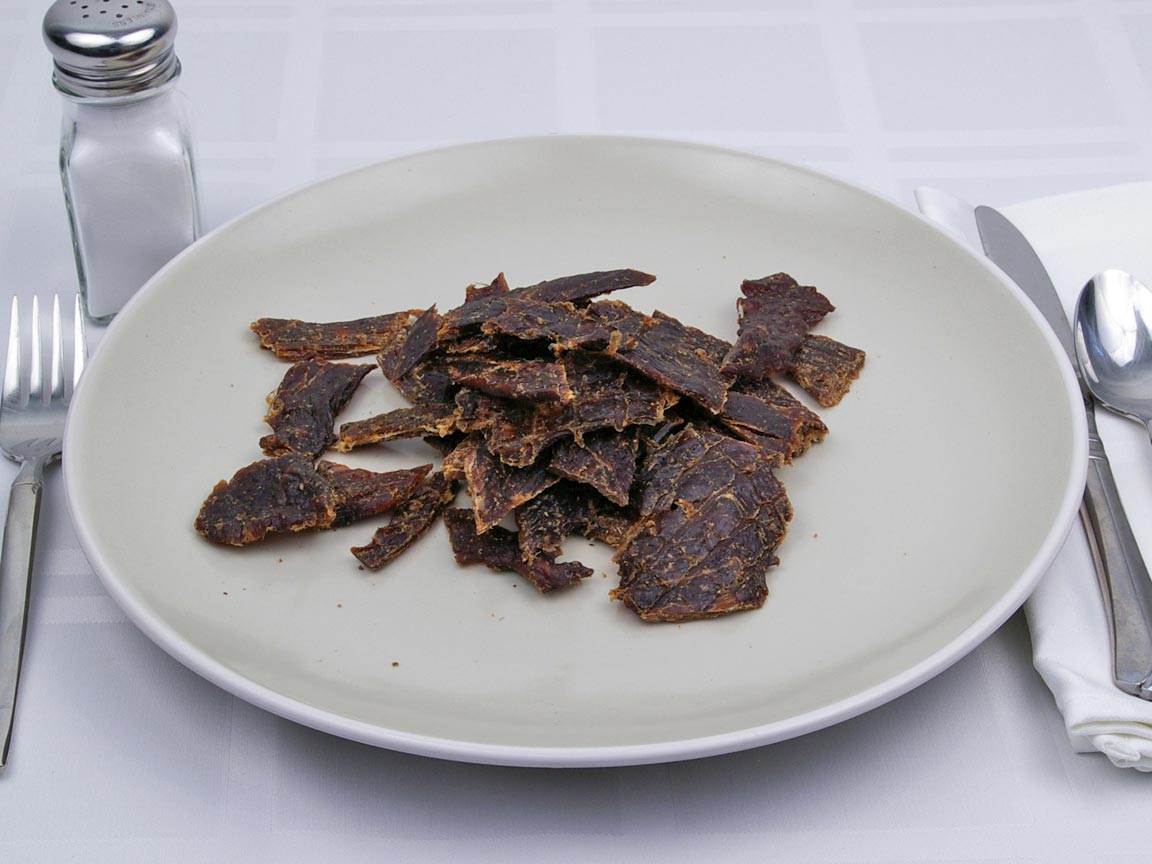 Calories in 113 grams of Beef Jerky