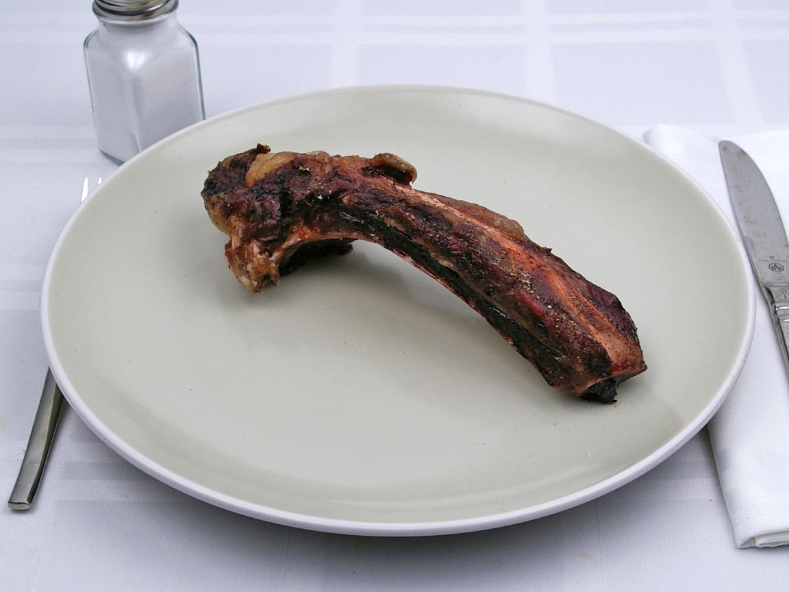 Calories in 1 rib(s) of Beef - Ribs