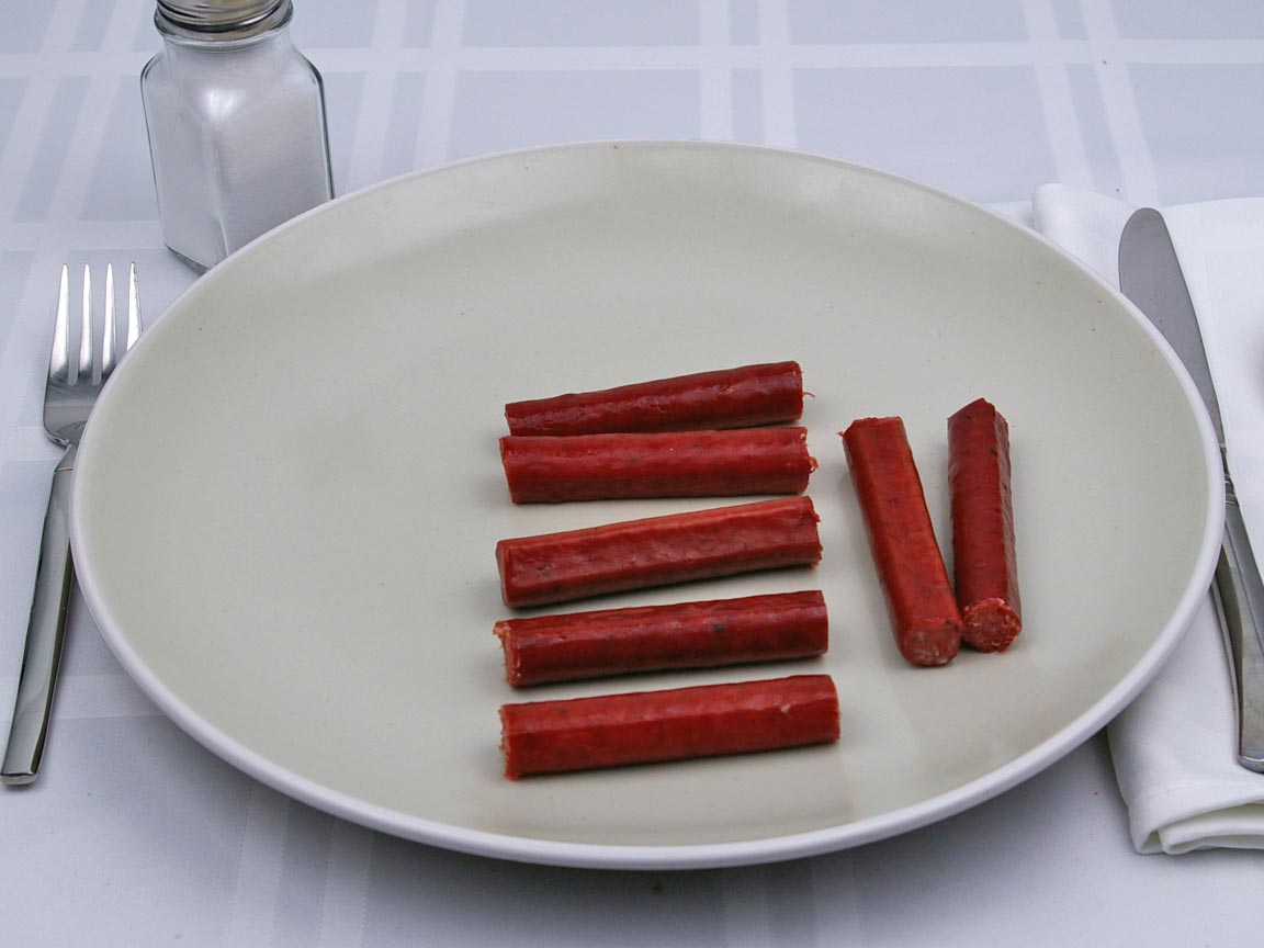 Calories in 3.5 stick(s) of Beef Sticks