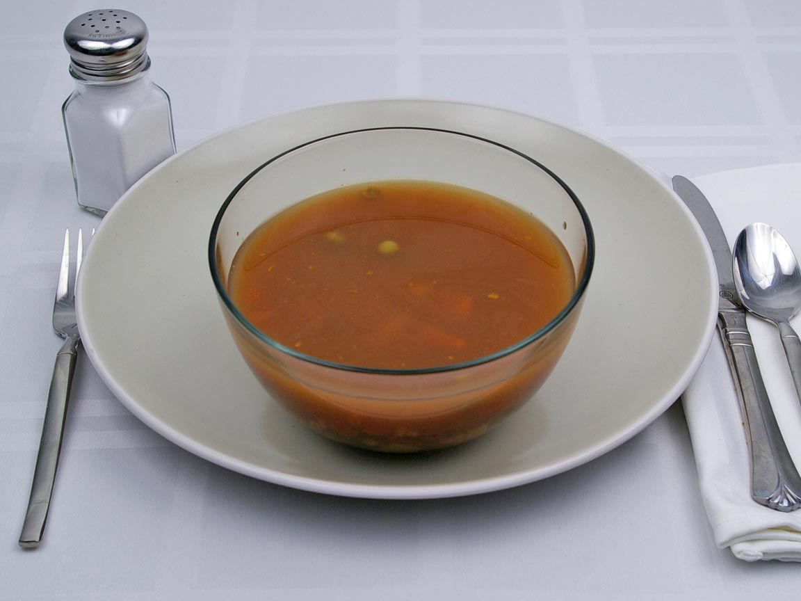 Calories in 2 cup of Vegetable Beef Soup