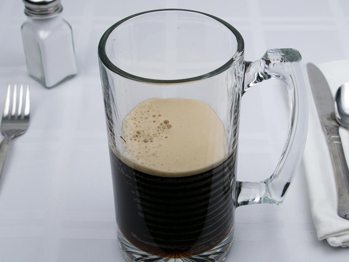 Calories in 13 fl oz(s) of Dark Beer - Guinness