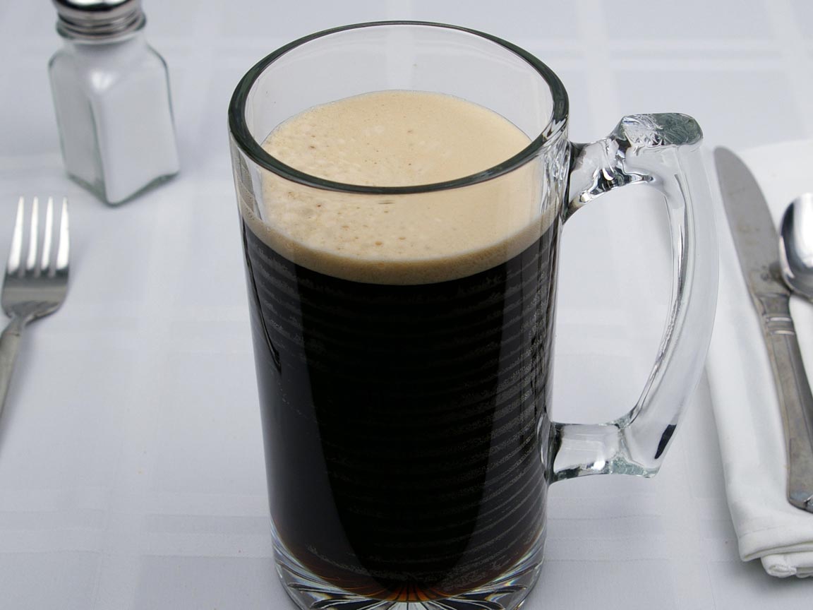 Calories in 21 fl oz(s) of Dark Beer - Guinness
