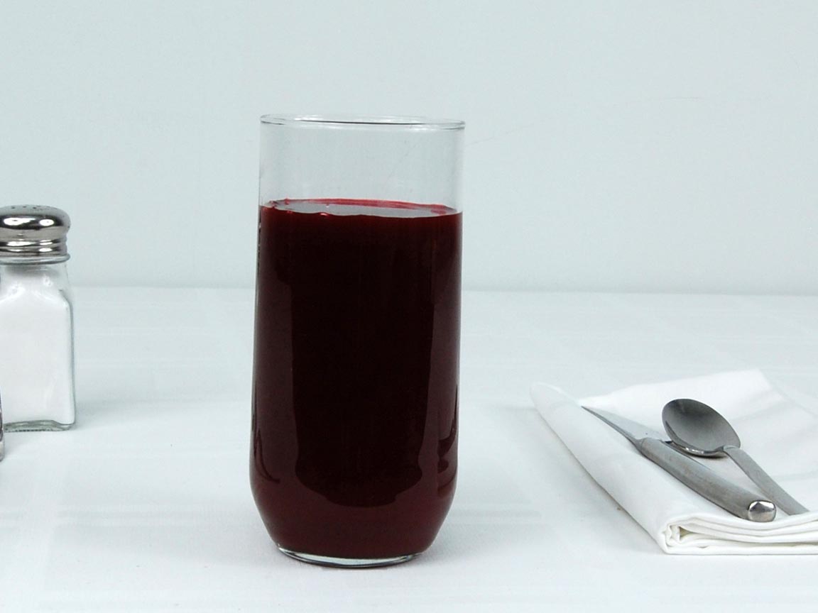 Calories in 14 fl oz(s) of Naked Bright Beets Juice Smoothie