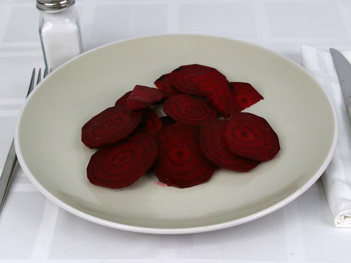 Calories in 113 grams of Beets Raw
