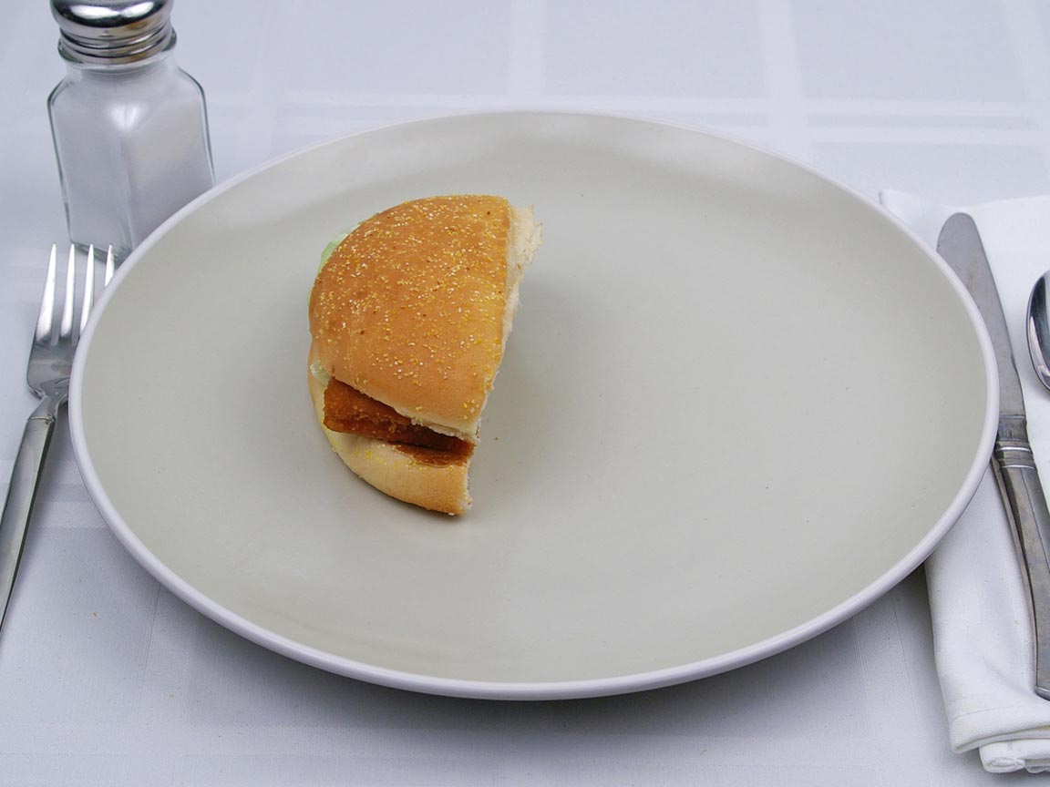 Calories in 0.5 sandwich(es) of Burger King - BK Big Fish