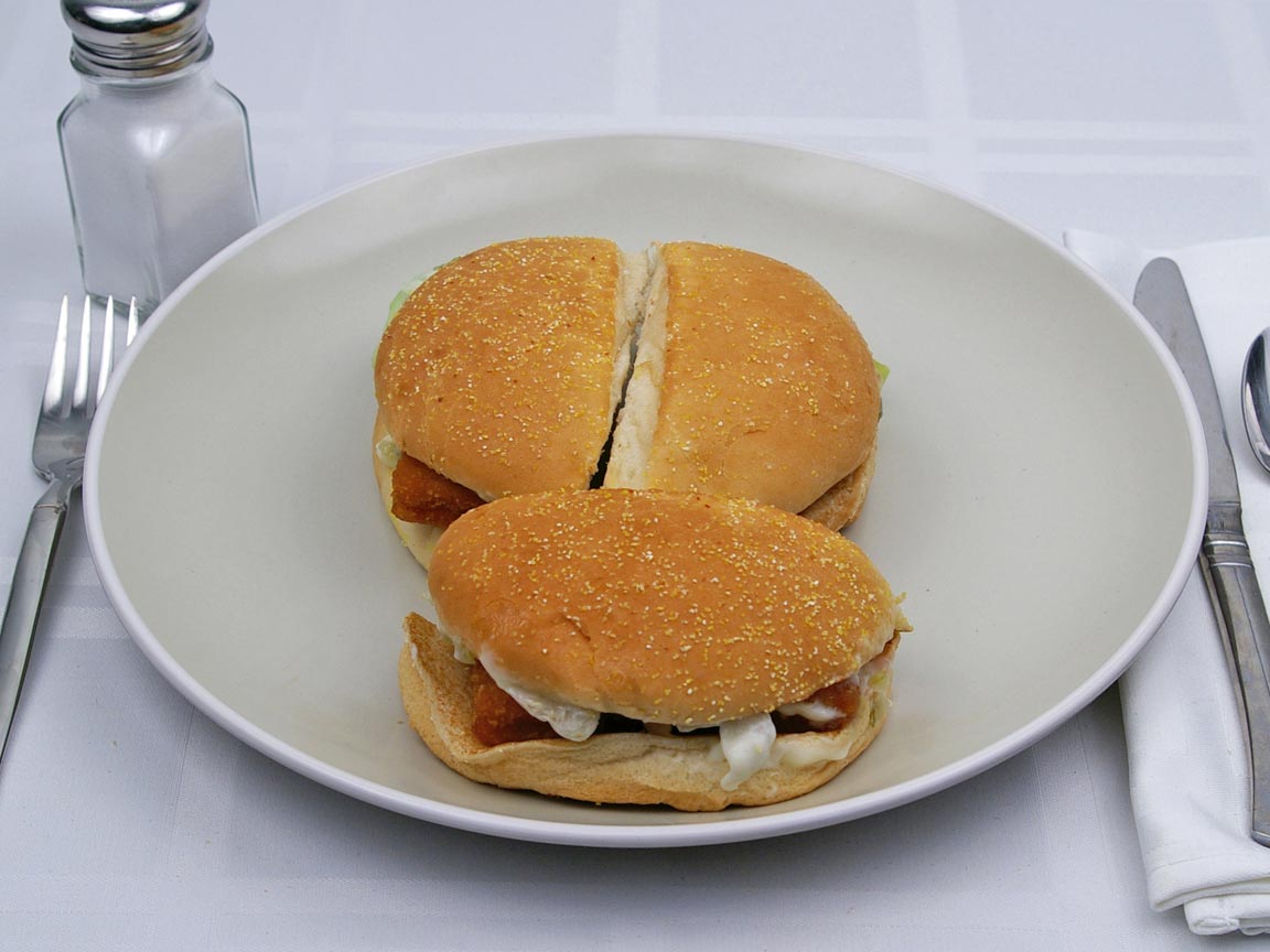 Calories in 1.5 sandwich(es) of Burger King - BK Big Fish
