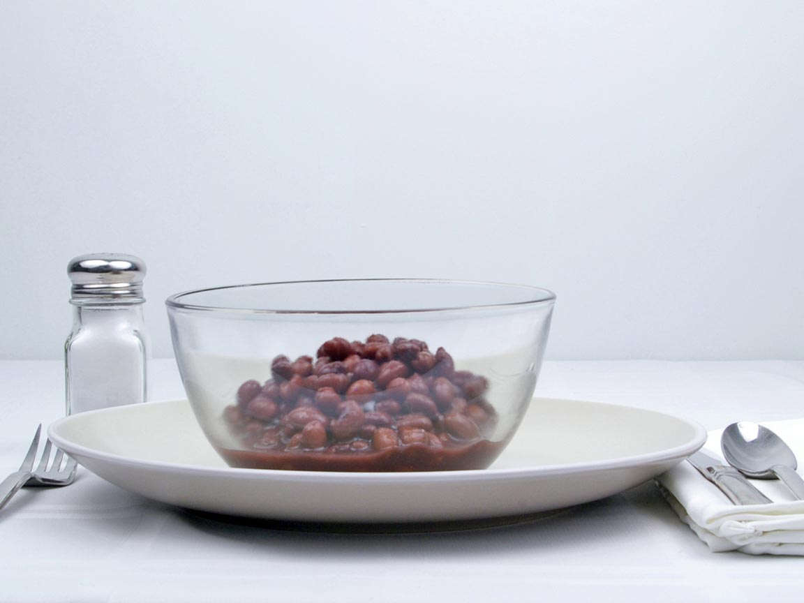 Calories in 1 cup(s) of Black Beans - Canned