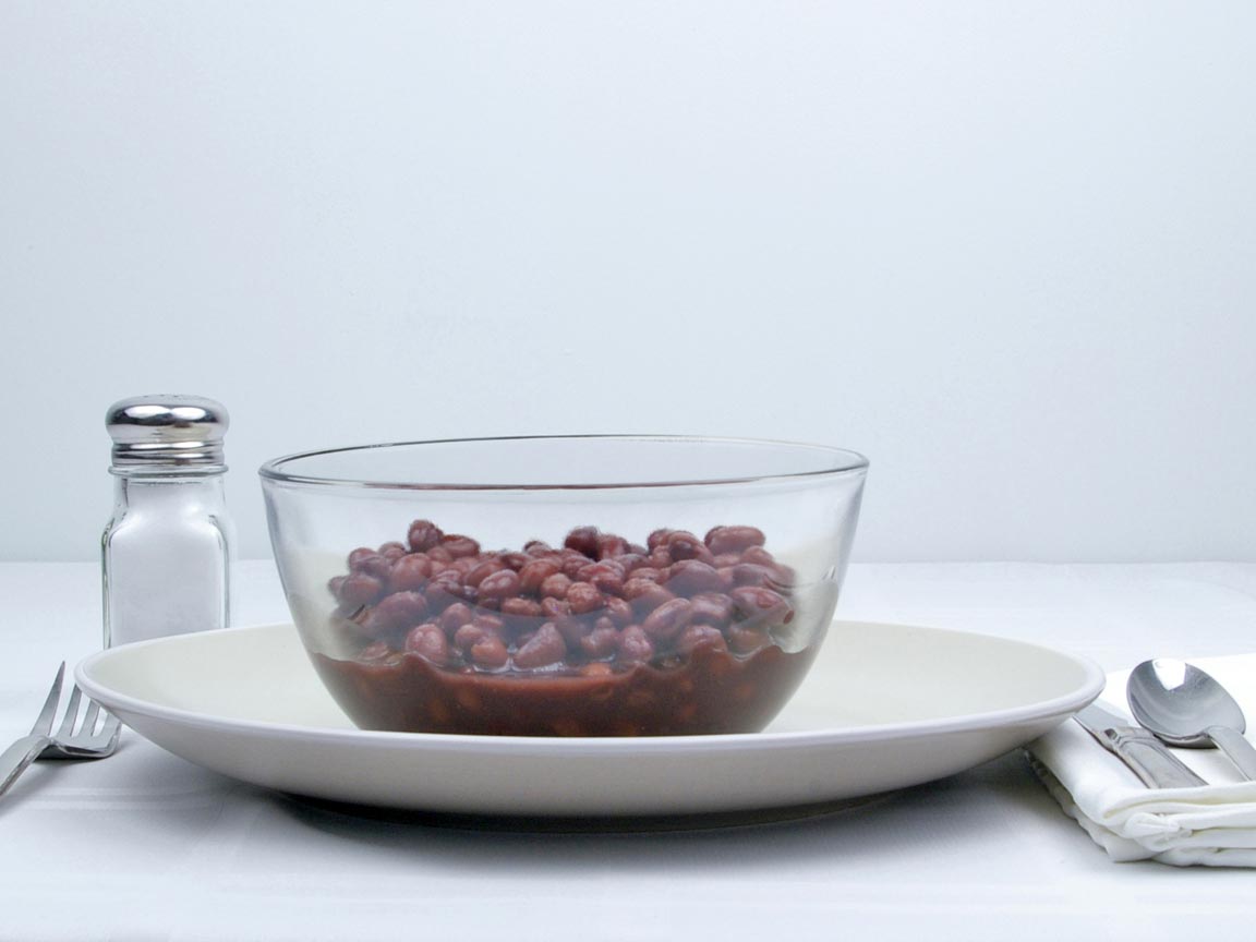 Calories in 1.5 cup(s) of Black Beans - Canned
