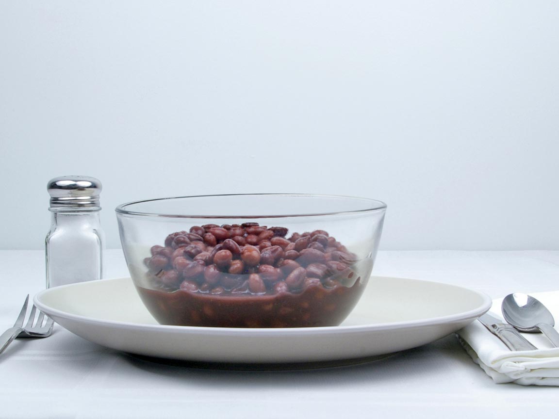 Calories in 1.75 cup(s) of Black Beans - Canned