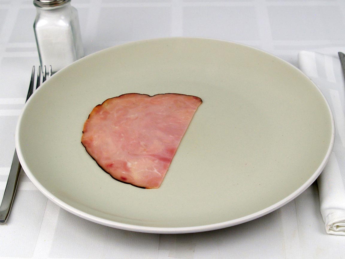 Calories in 0.5 slice(s) of Black Forest Ham