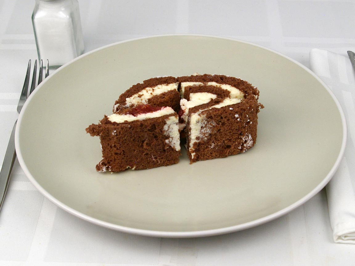 Calories in 1 piece(s) of Swiss Roll Cake