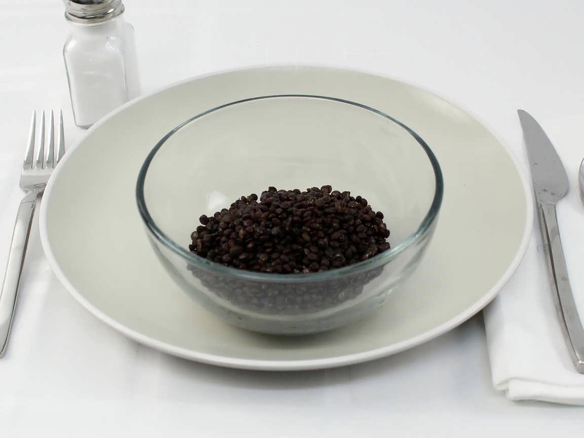 Calories in 113 grams of Black Lentils