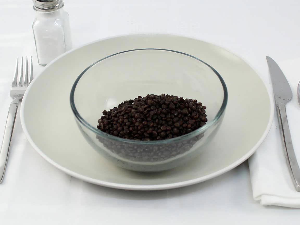 Calories in 141 grams of Black Lentils