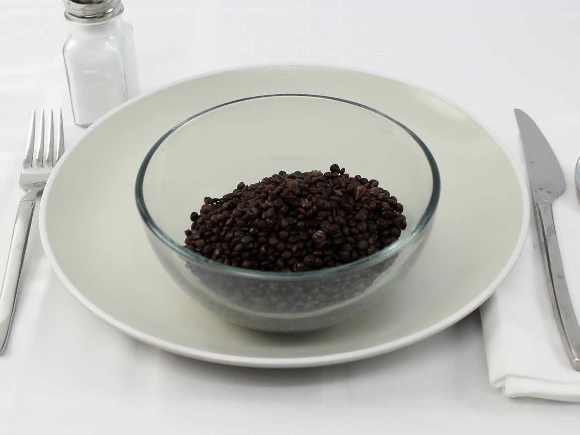 Calories in 170 grams of Black Lentils