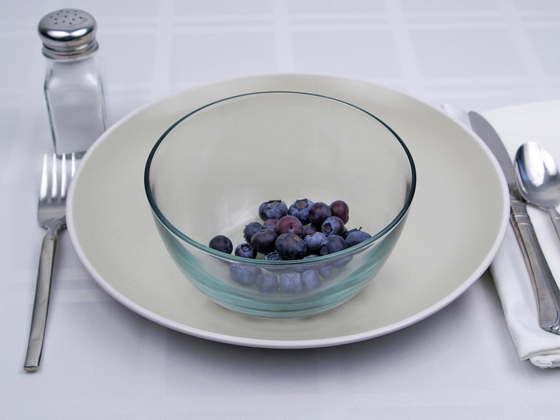 Calories in 113 grams of Blueberries