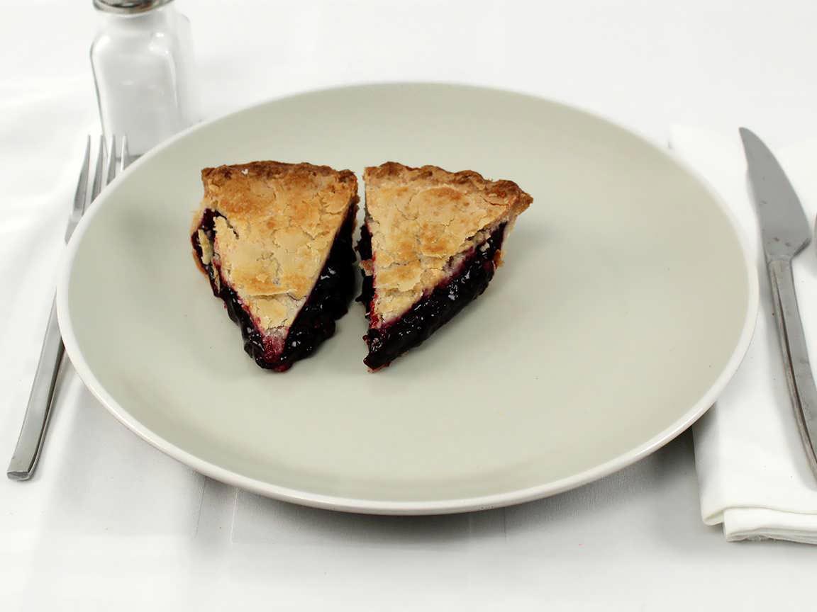Calories in 2 piece(s) of Blueberry Pie