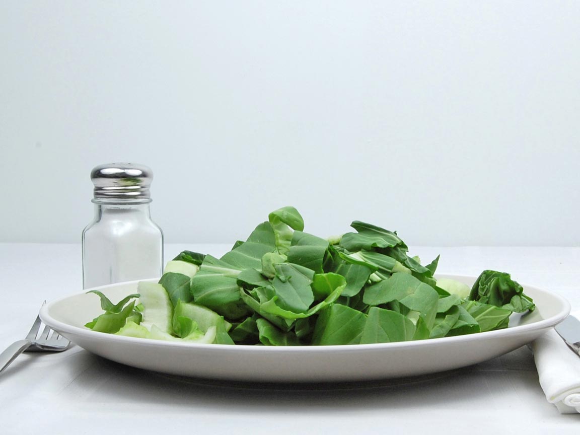 Calories in 3 cup(s) of Bok Choy - Raw