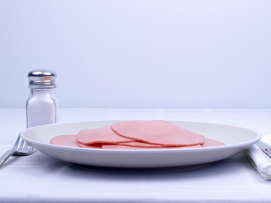 Calories in 14 slice of Bologna - Low Fat