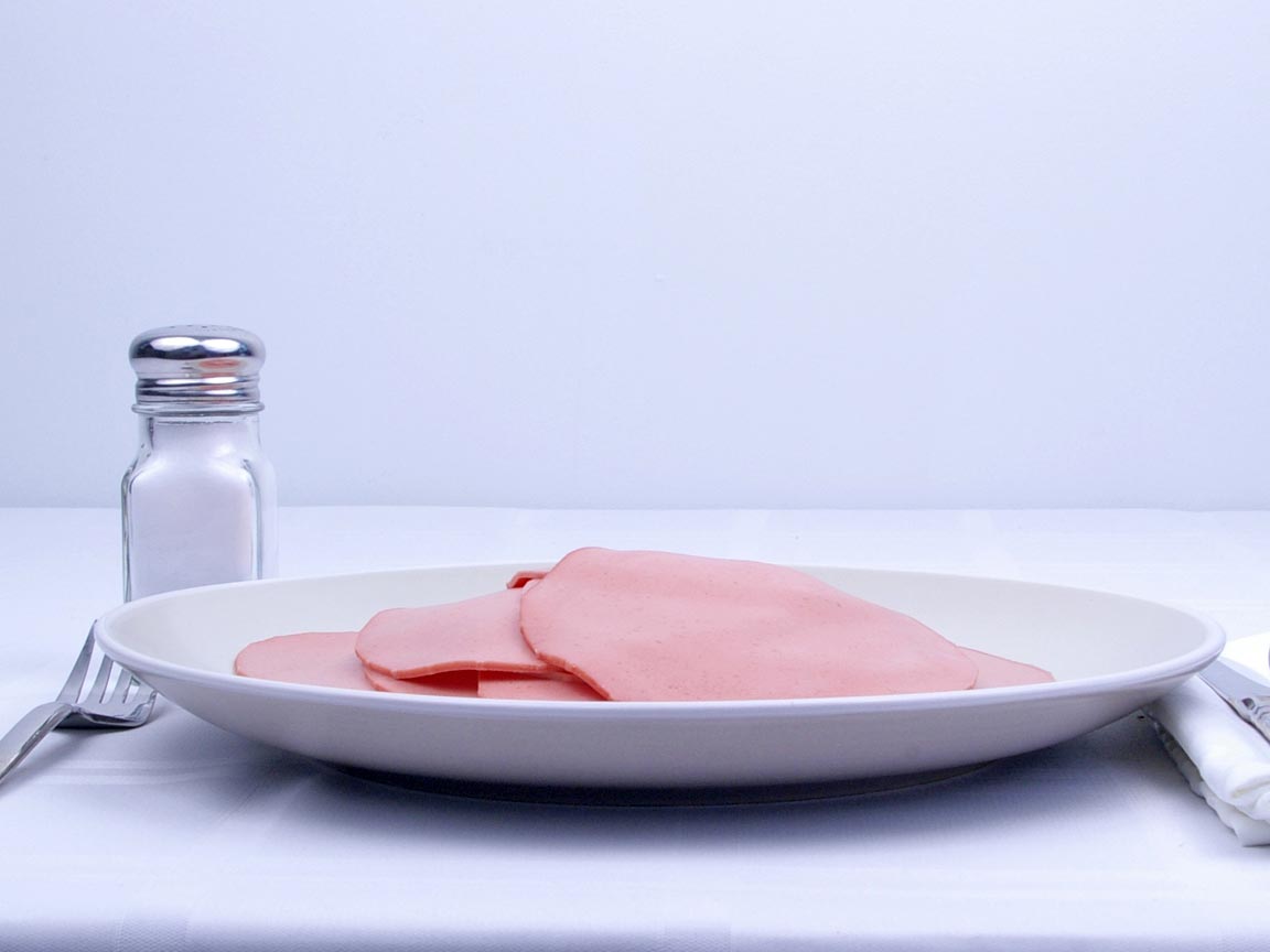 Calories in 16 slice of Bologna - Low Fat