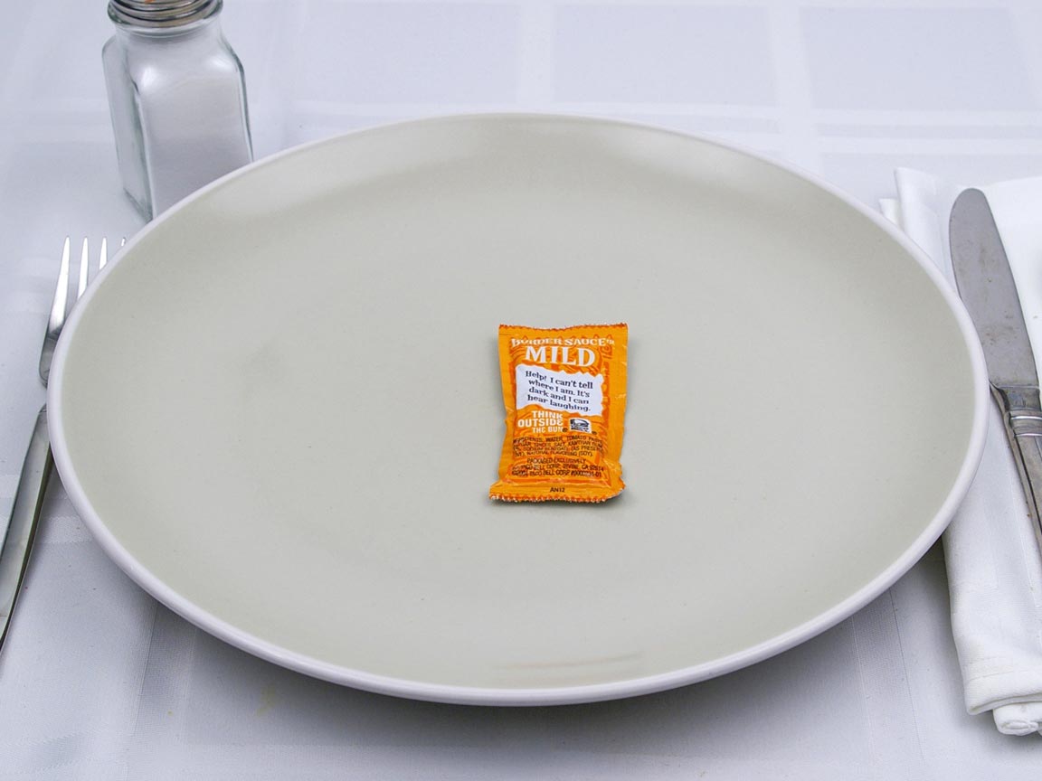 Calories in 1 packet(s) of Taco Bell - Border Mild Sauce