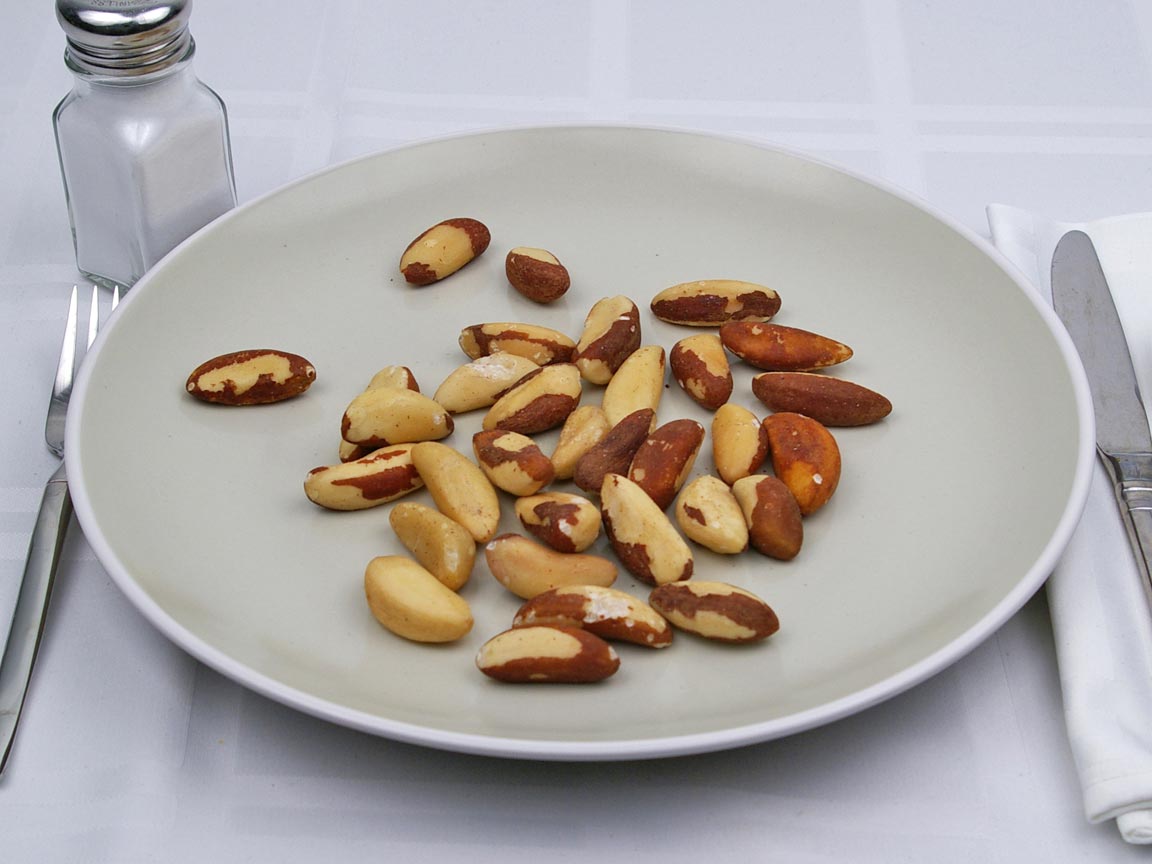 Calories in 120 grams of Brazil Nuts