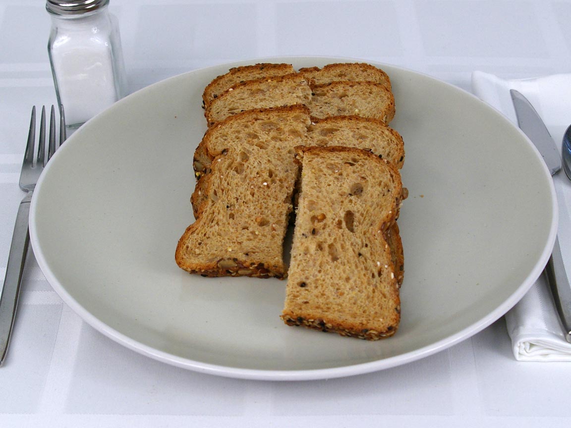 Calories in 3.5 piece(s) of Eureka Sweet Baby Grains Bread