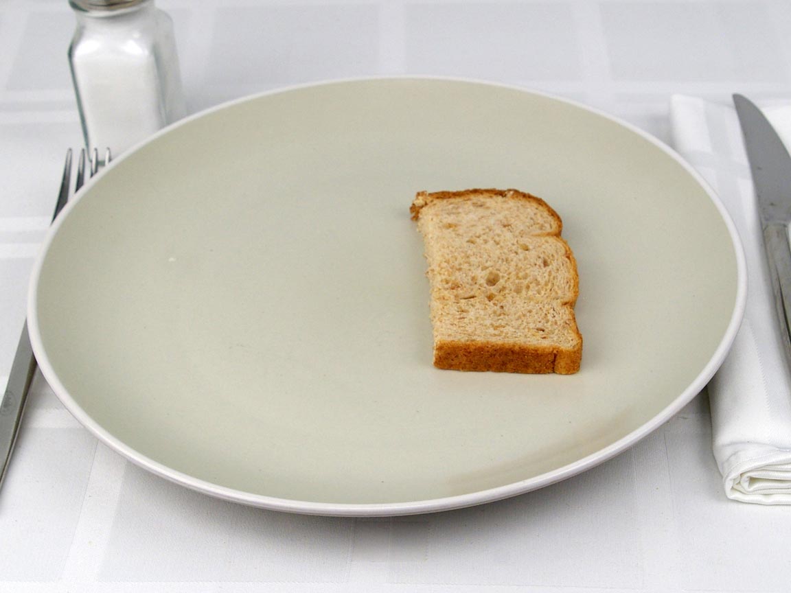 Calories in 0.5 piece(s) of Sara Lee Bread - Multi-grain - Light - 45 Cal