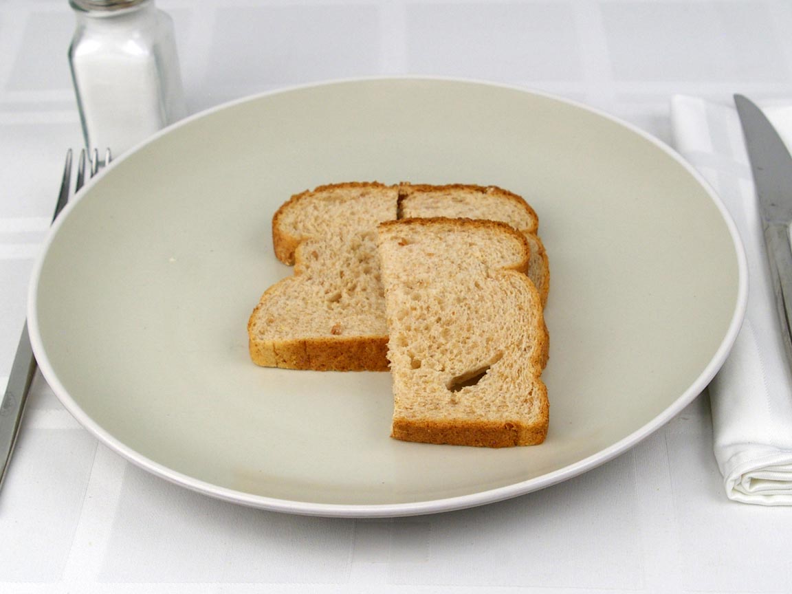 Calories in 1.5 piece(s) of Sara Lee Bread - Multi-grain - Light - 45 Cal
