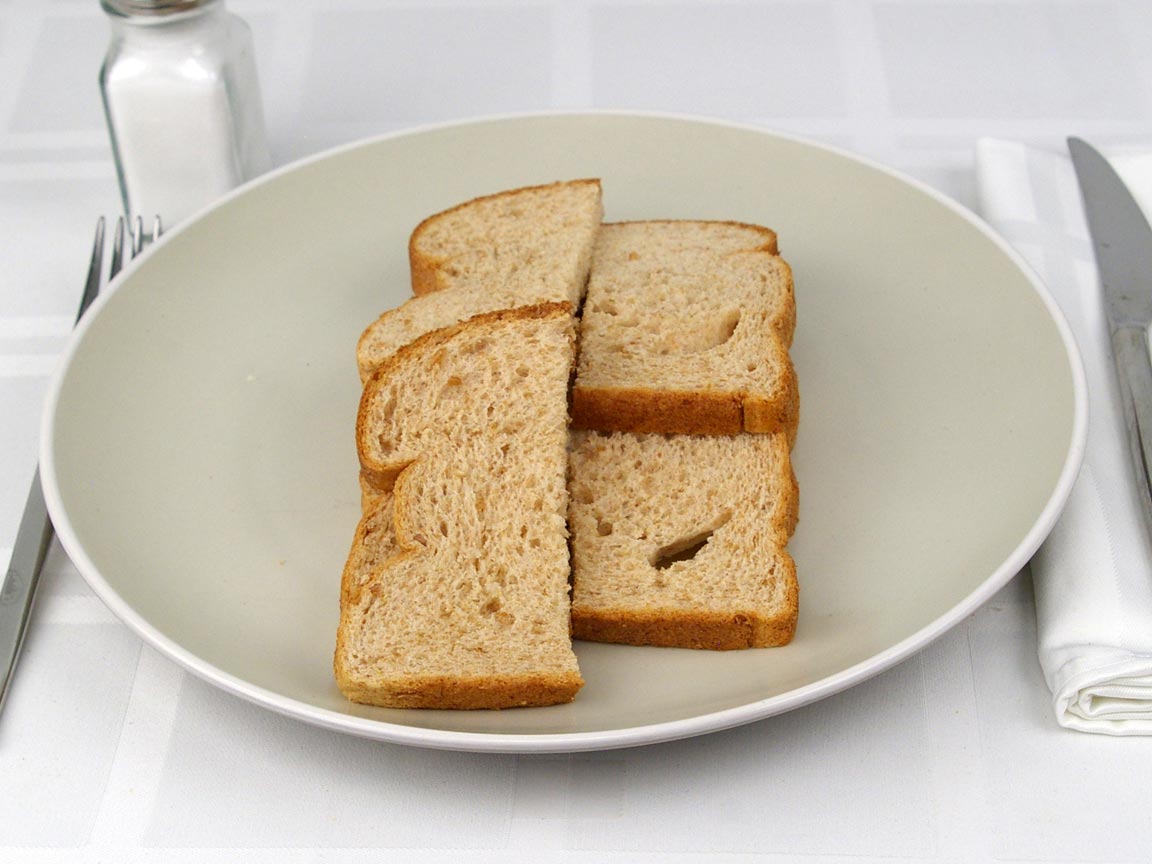 Calories in 3.5 piece(s) of Sara Lee Bread - Multi-grain - Light - 45 Cal