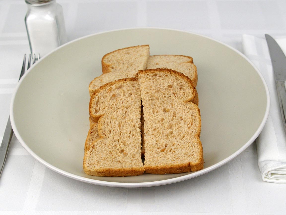 Calories in 4 piece(s) of Sara Lee Bread - Multi-grain - Light - 45 Cal