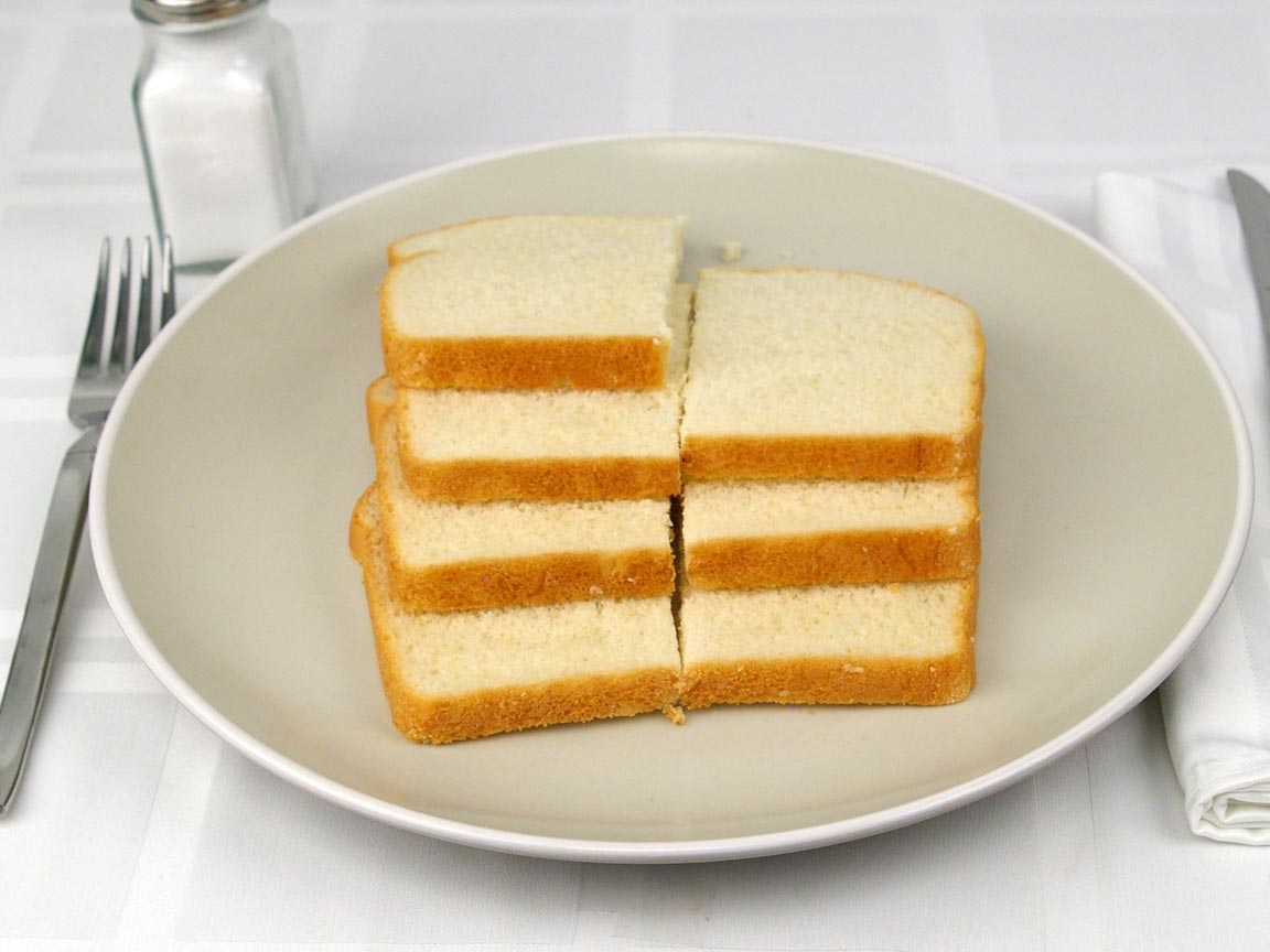 Calories in 3.5 piece(s) of Country Buttermilk Bread
