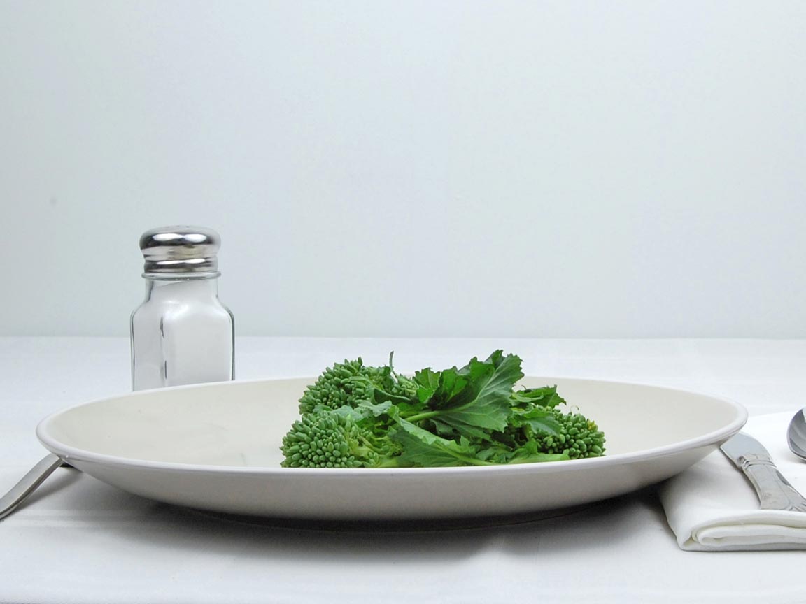 Calories in 56 grams of Broccoli Rabe - Raw