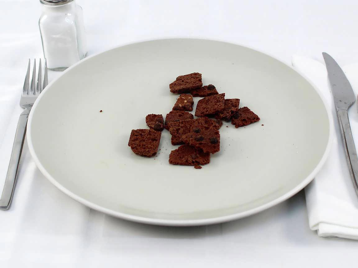 Calories in 20 grams of Brownie Brittle Chocolate Chip