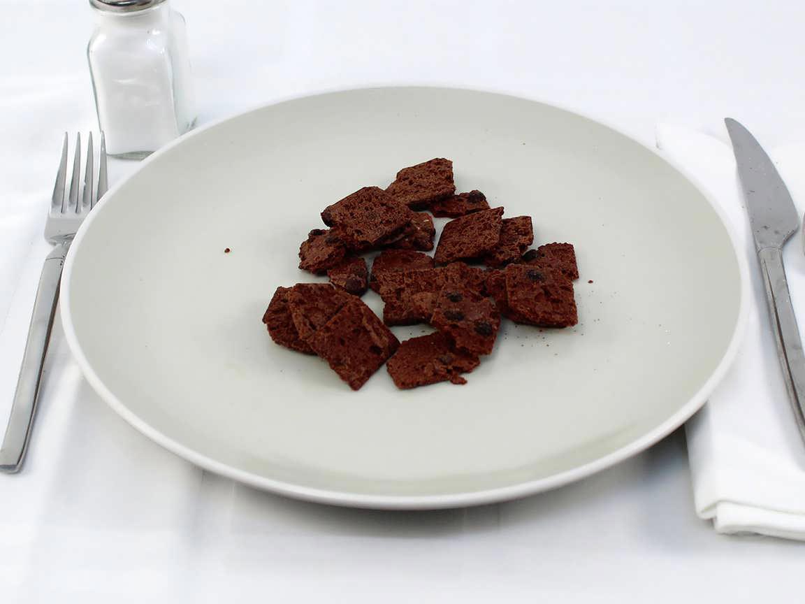 Calories in 35 grams of Brownie Brittle Chocolate Chip