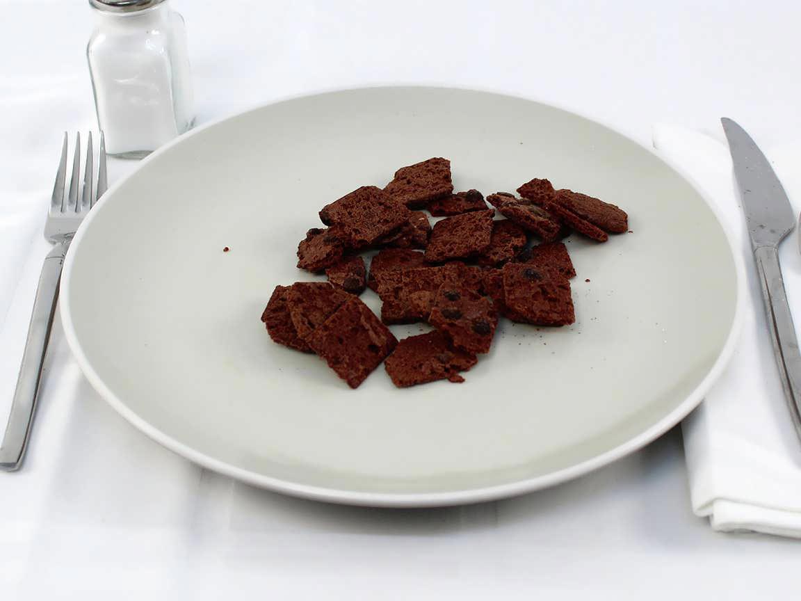 Calories in 40 grams of Brownie Brittle Chocolate Chip