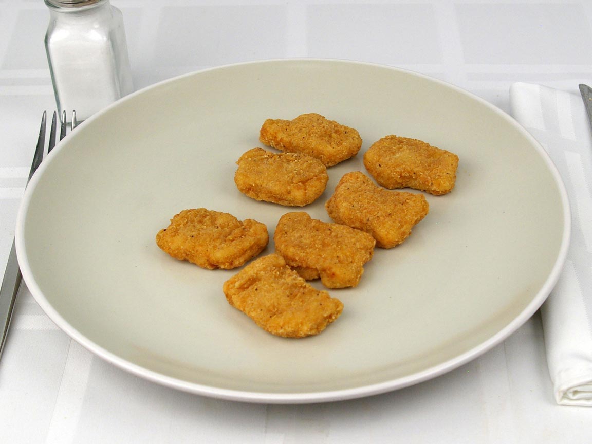 Calories in 7 piece(s) of Burger King Chicken Nuggets