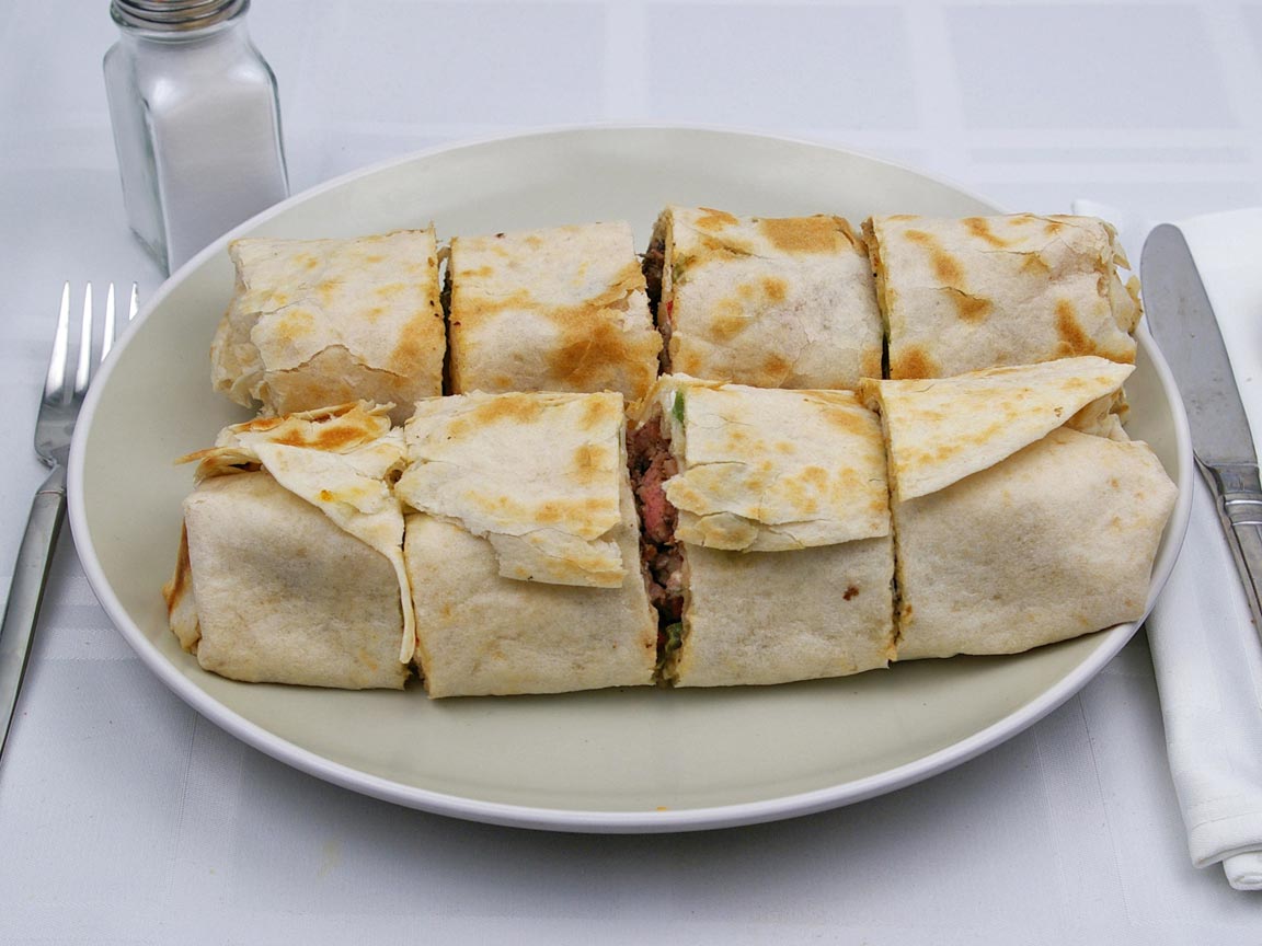 Calories in 2 burrito(s) of Baja Fresh - Ultimo Steak Burrito