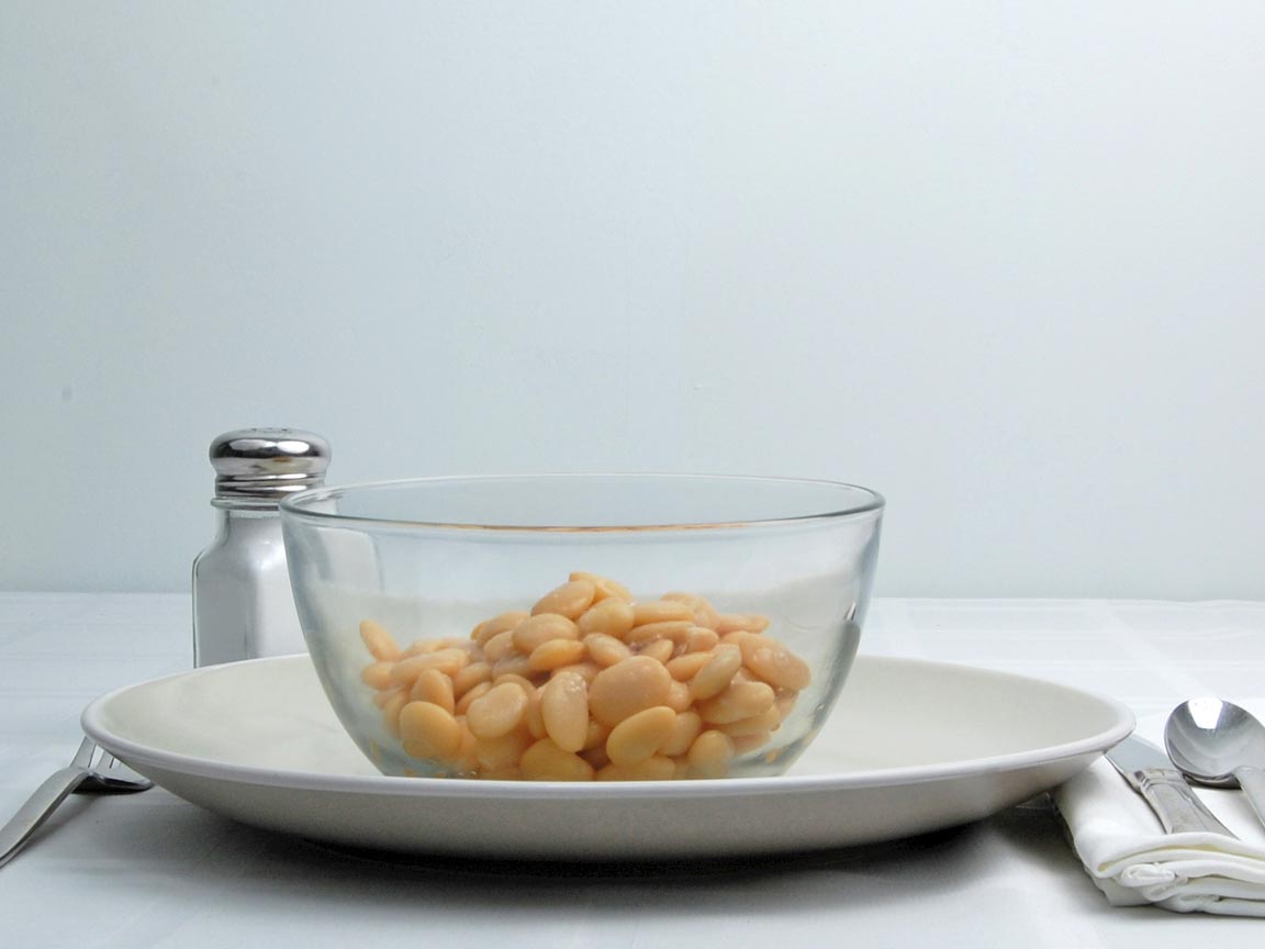 Calories in 1 cup(s) of Butter Beans - Canned