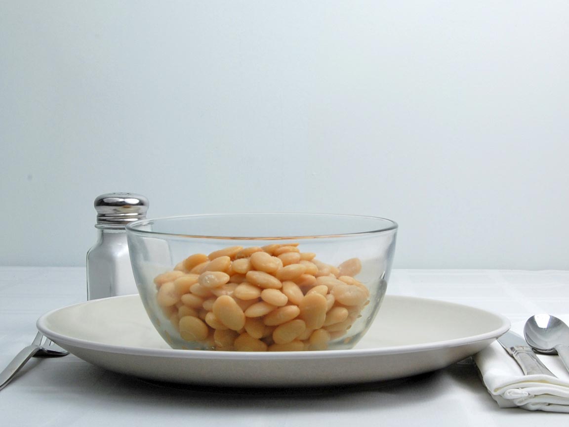 Calories in 1.5 cup(s) of Butter Beans - Canned